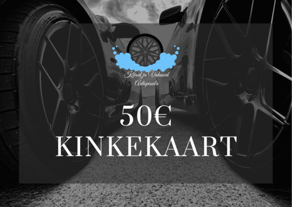 Kiired ja Vahused Kinkekaart 50€